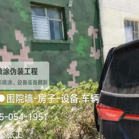 和田数码迷彩漆施工